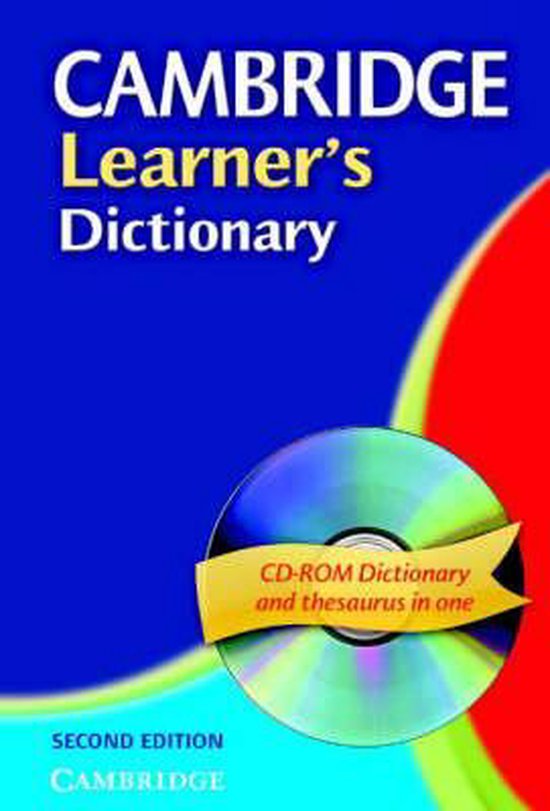 Cambridge Learner's Dictionary with CD - ROM - Cambridge University Press
