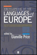Encyclopedia Of The Languages Of Europe - G Price, Onbekend