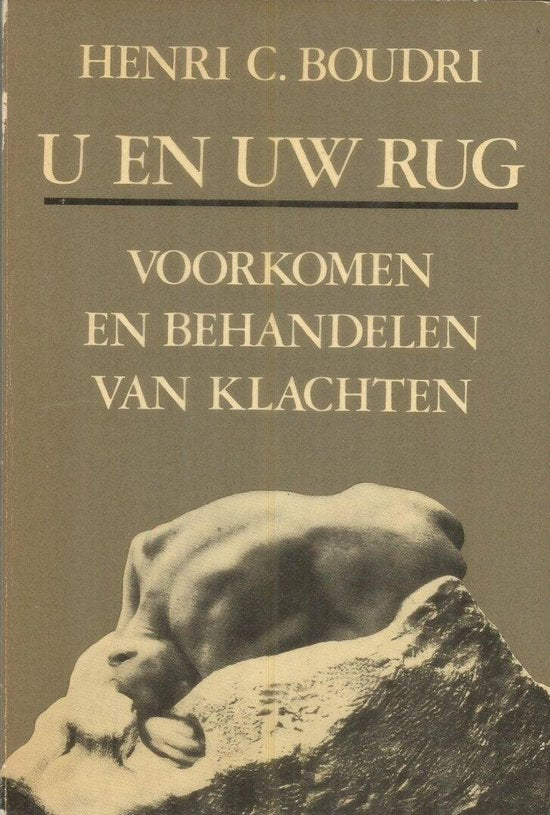 U en uw rug - Henri C. Boudri
