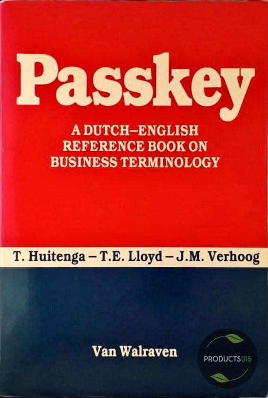 Passkey - T. Huitenga, T.E. Lloyd
