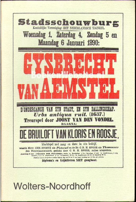 GYSBRECHT - Tijden Alle, T. Terwey