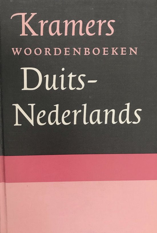 Duits Nederlands woordenboek kramer - DAM