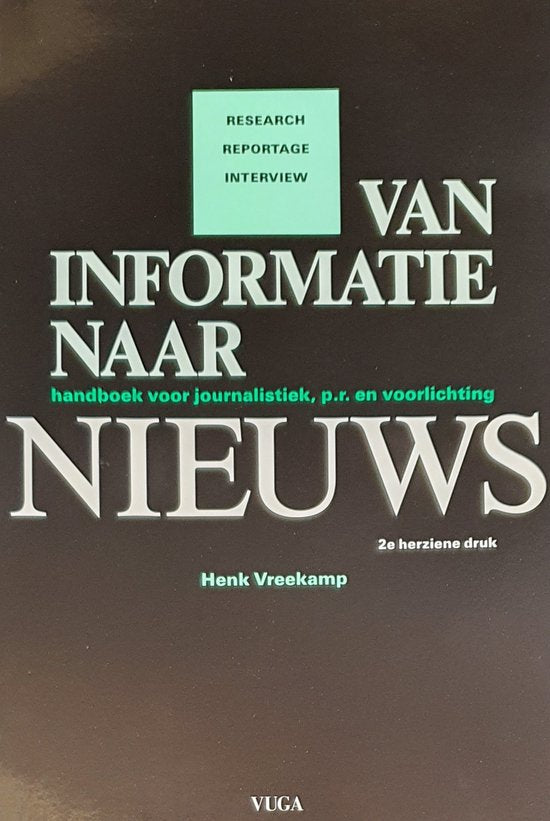 Van informatie naar nieuws - H. Vreekamp