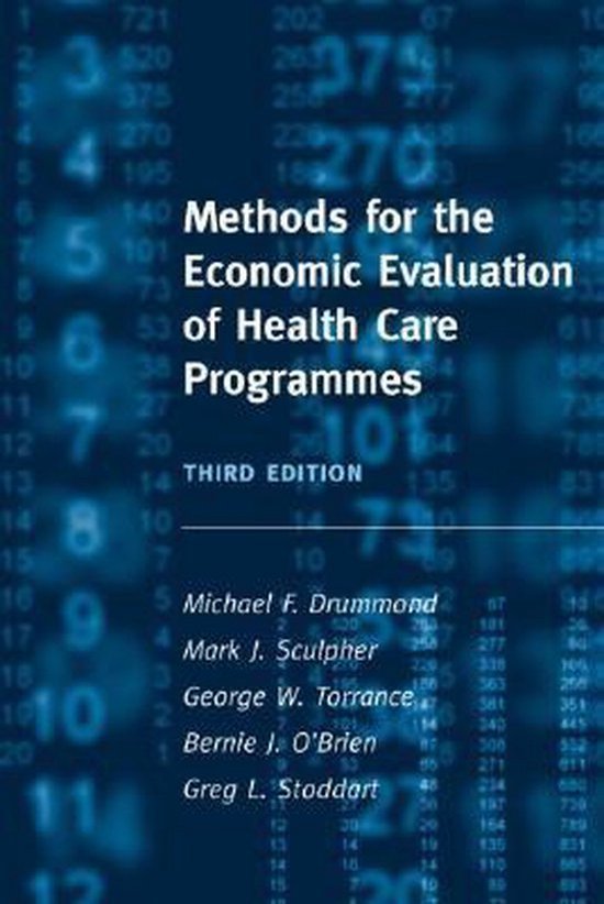 Methods For The Economic Evaluation Of Health Care Programme - Michael Drummond, Mark J. Sculpher