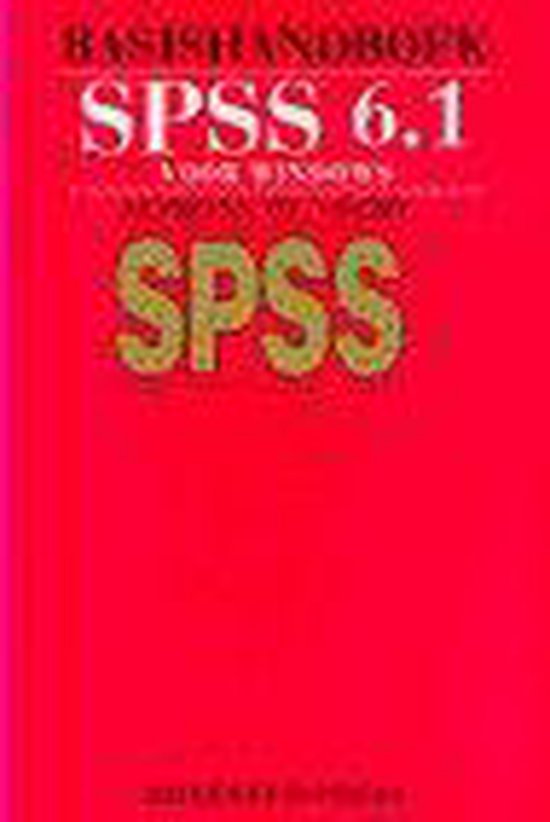Spss 6.1 voor Windows (basishandb) - Alphons de Vocht