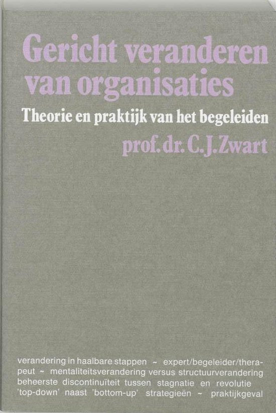 Gericht veranderen van organisaties 1 - Zwart
