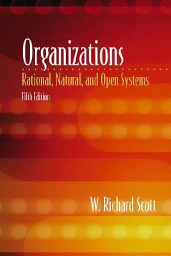 Organizations - W. Richard Scott, Stephen Beach