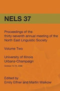NELS 37 - Martin Walkow Eds, Emily Elfner