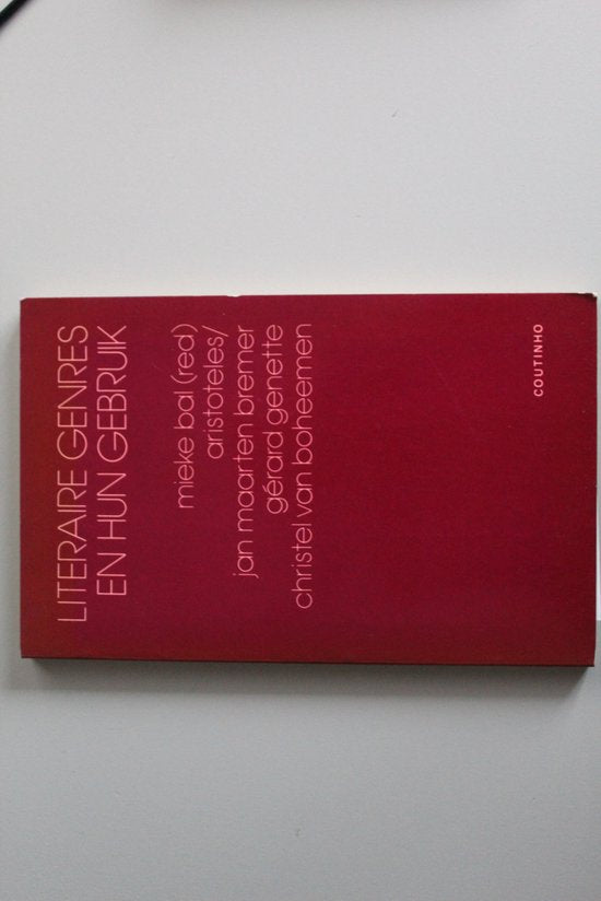 Literaire genres en hun gebruik - Mieke Bal (red.)