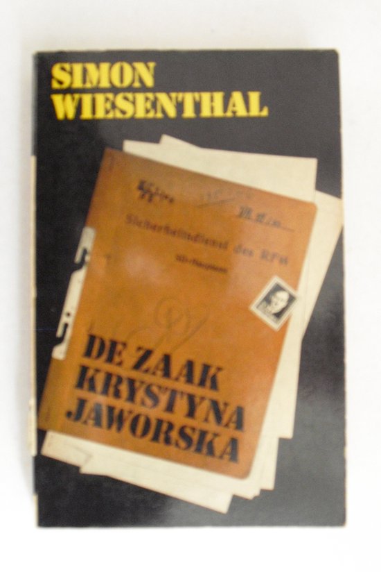 De zaak Krystyna Jaworska - Simon Wiesenthal