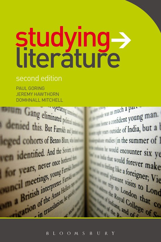 Studying Literature 2nd Ed - Paul Goring, Professor Jeremy Hawthorn
