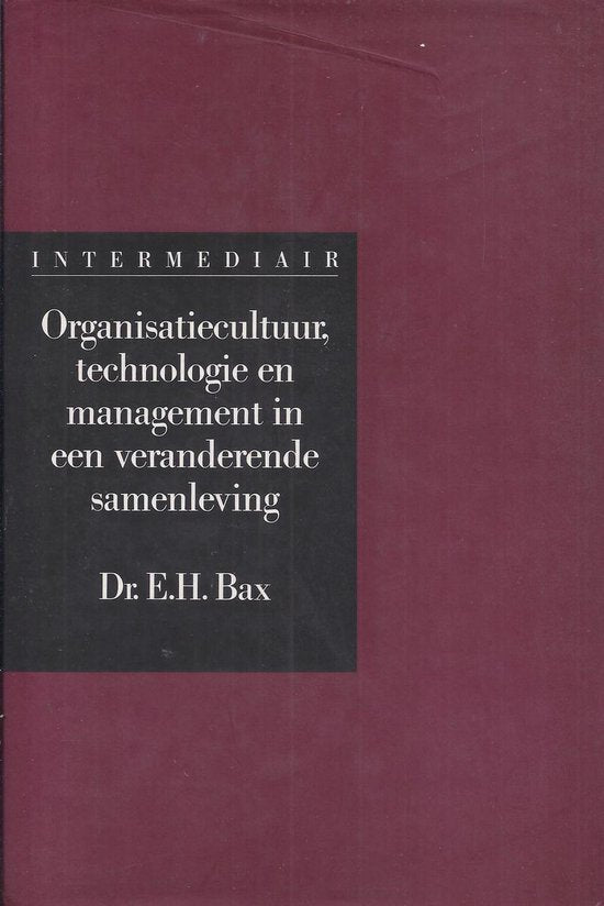 ORGANISATIECULTUUR EN MANAGEMENT - M.O.J. de Folter