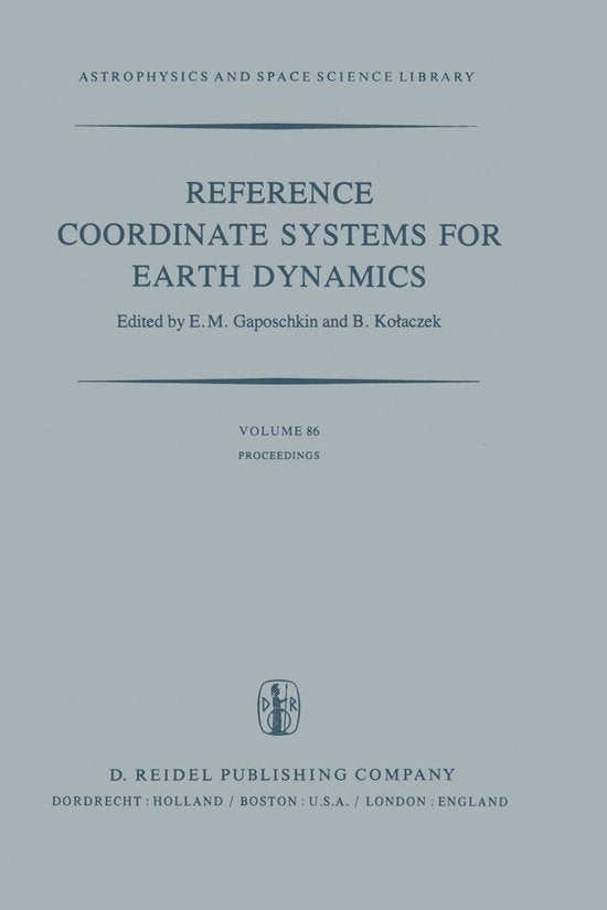 Reference Coordinate Systems for Earth Dynamics - Barbara Kolaczek