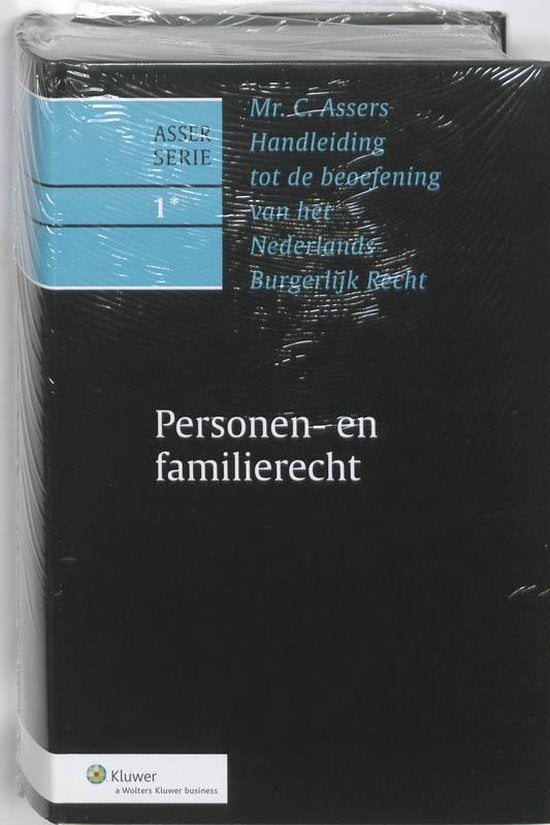 Asser - serie 1* - Personen - en familierecht - C. Asser
