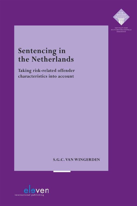 Sentencing in the Netherlands - S. G. C. van Wingerden