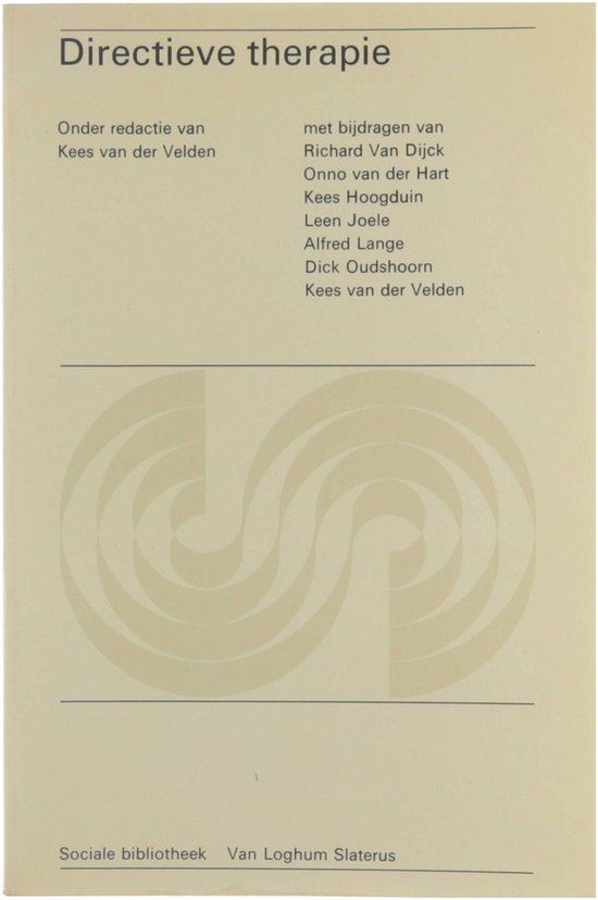 Directieve therapie deel 1 - Velden, Kees Hoogduin, Alfred Lange (red.)