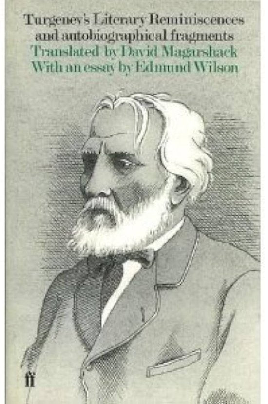 Literary Reminiscences and Autobiographical Fragments