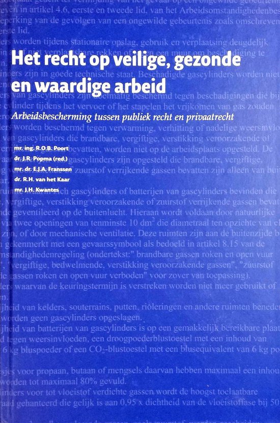 Arbeidsrechtelijke bescherming tussen publiek en privaat - J. Popma, R. Poort