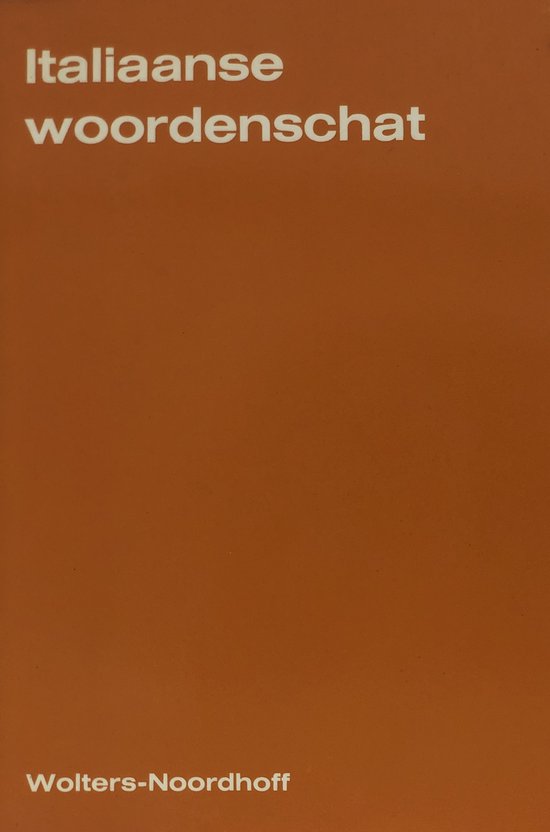 Italiaanse Woordenschat - Paolo Giovannelli, F.J.E. Tichelman
