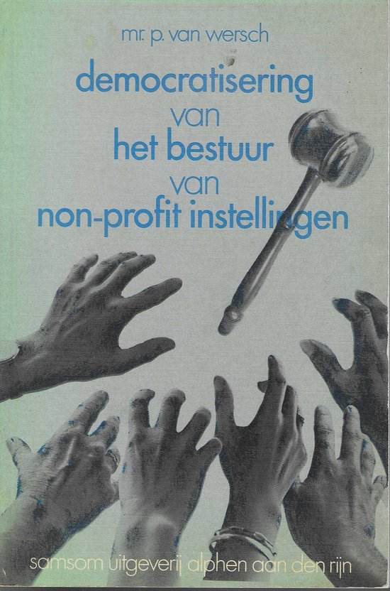 Democratisering bestuur non - profit inst - Wersch