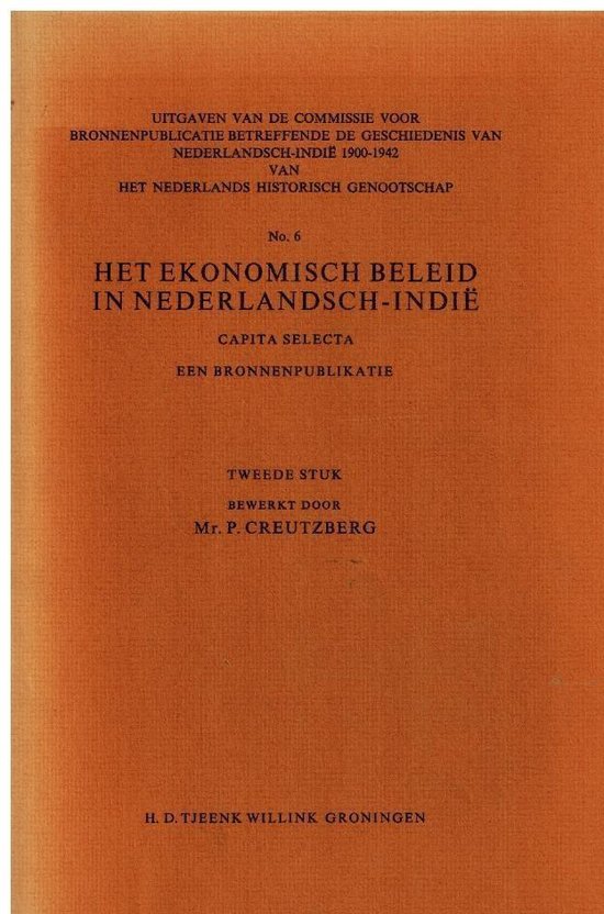 2 Ekonomisch beleid in nederlandsch - indie - P. Creutzberg