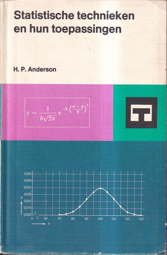Statistische Technieken en hun Toepassingen - H. P. Anderson