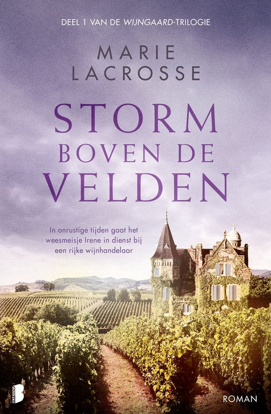 Wijngaard 1 - Storm boven de velden - Marie Lacrosse