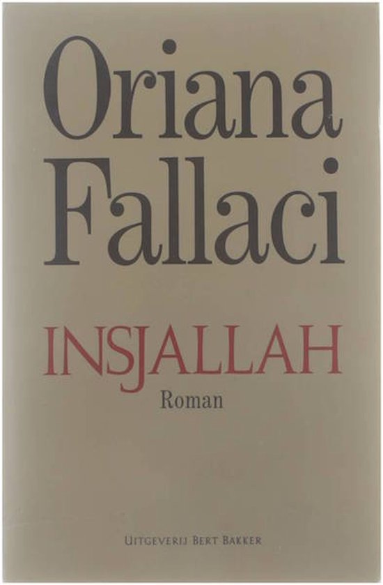 Insjallah - O. Fallaci - O. Fallaci, Thomas Graftdijk