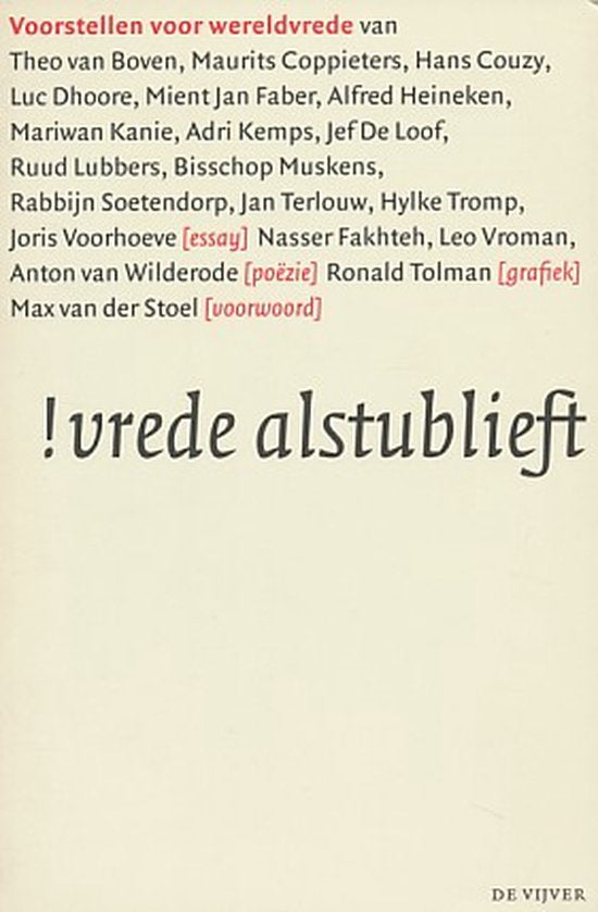 Vrede alstublieft! - Theo van Boven